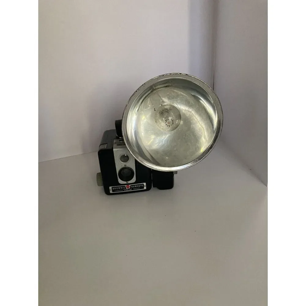 Vintage Camera With Kodak Flasholder